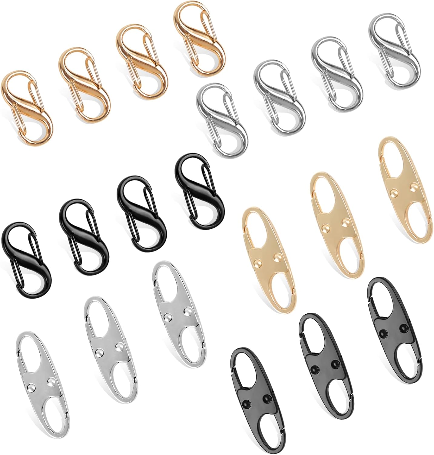 Backpack Lock Combo - Lock Combo, Total 21PCS Clips Anti-Theft,