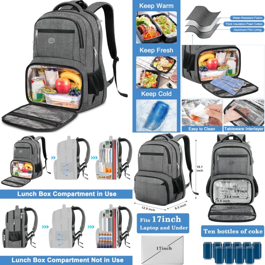 Work Backpack for Men, Large A - Travel Backpack Anti Theft 评论和价格