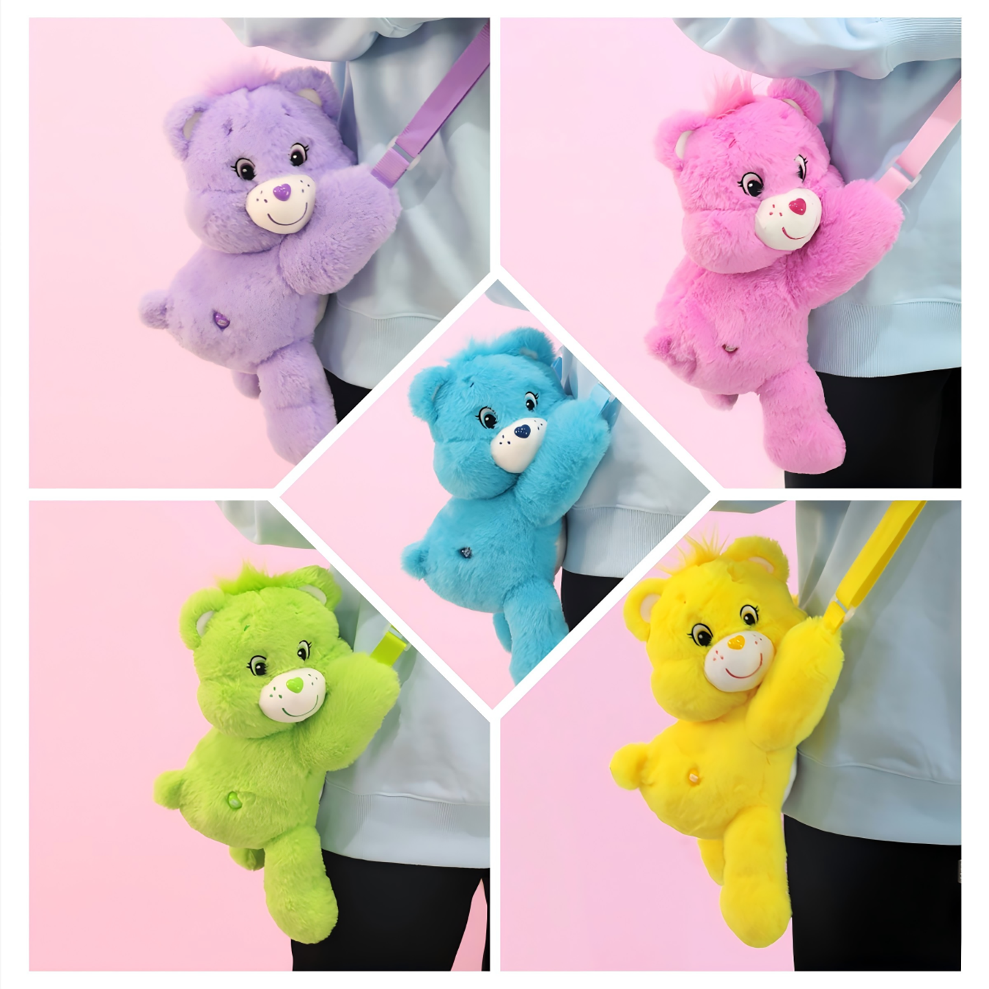 Care Bears Cute Plush Crossbod - Mini Backpack Purse 评论和价格