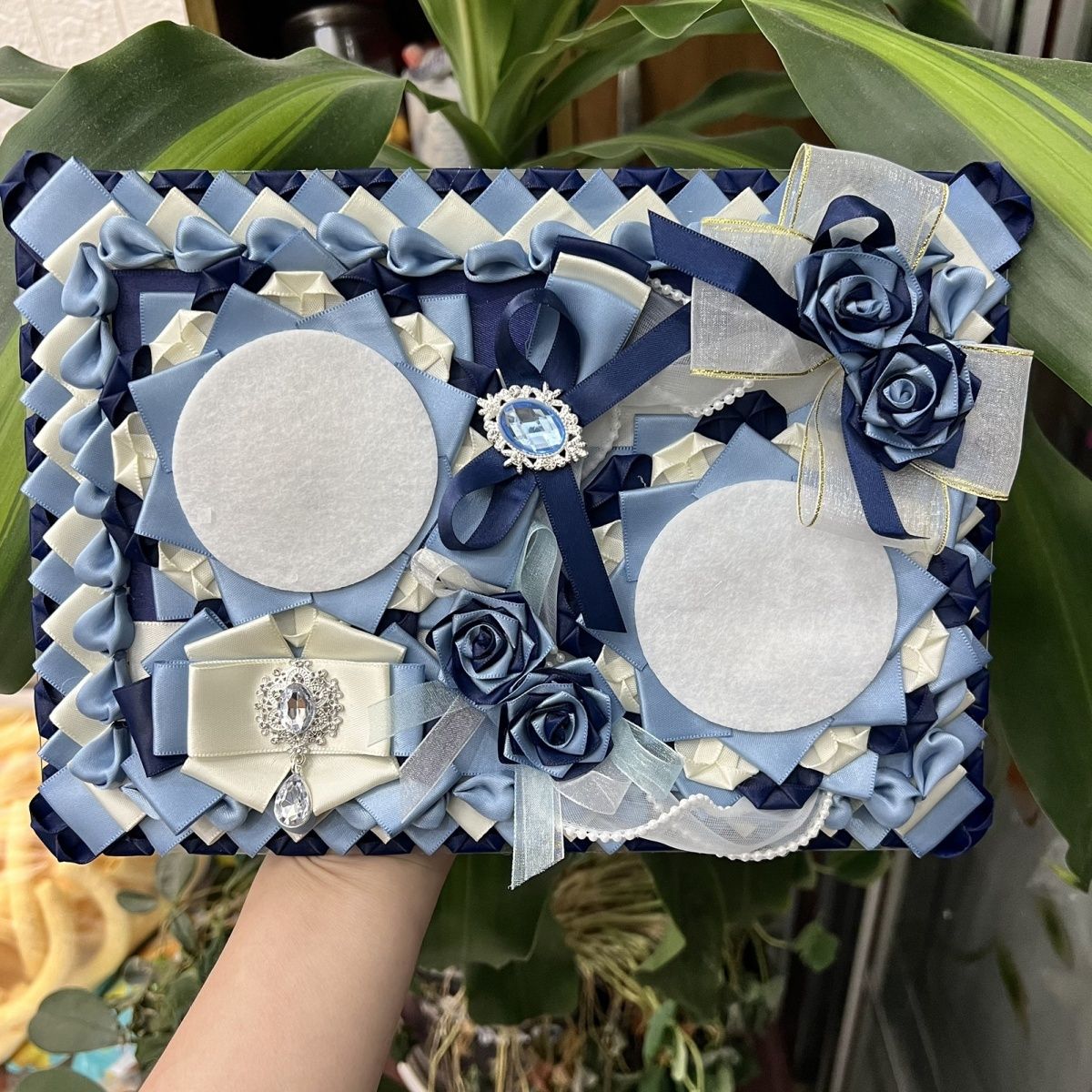 ribbon lace hand made Flower F - Backpack Insert Organizer 评论和价格