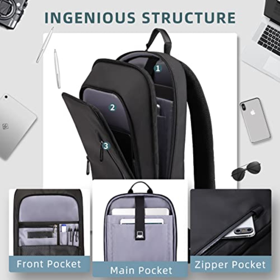 Backpack for Men Business Slim - Travel Backpack Anti Theft 评论和价格