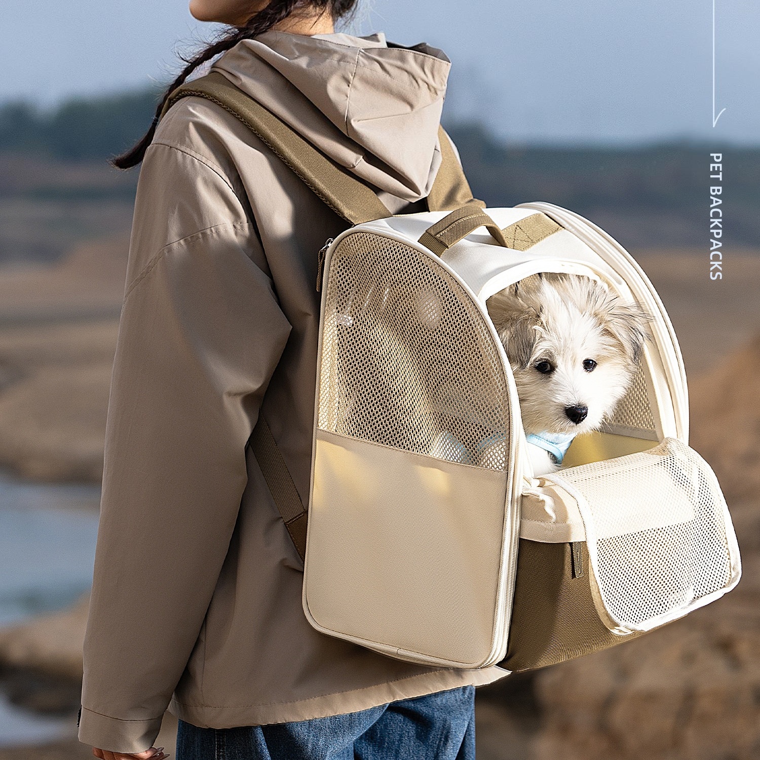 Pet Carrier Backpack Breathabl - Foldable Backpack Small 评论和价格