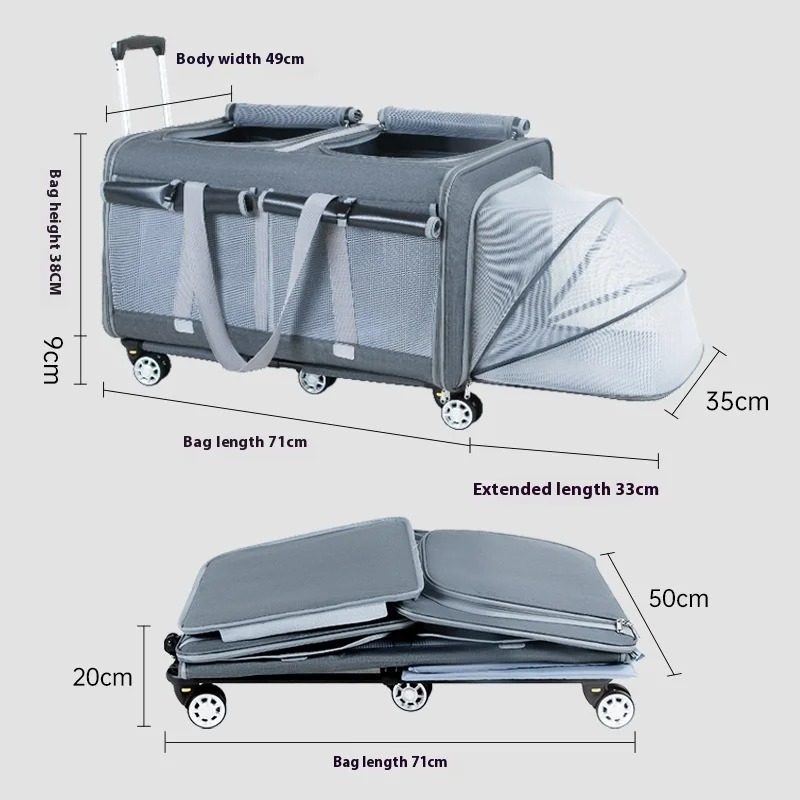 Super Large Capacity Pet Trans - Foldable Backpack Small 评论和价格