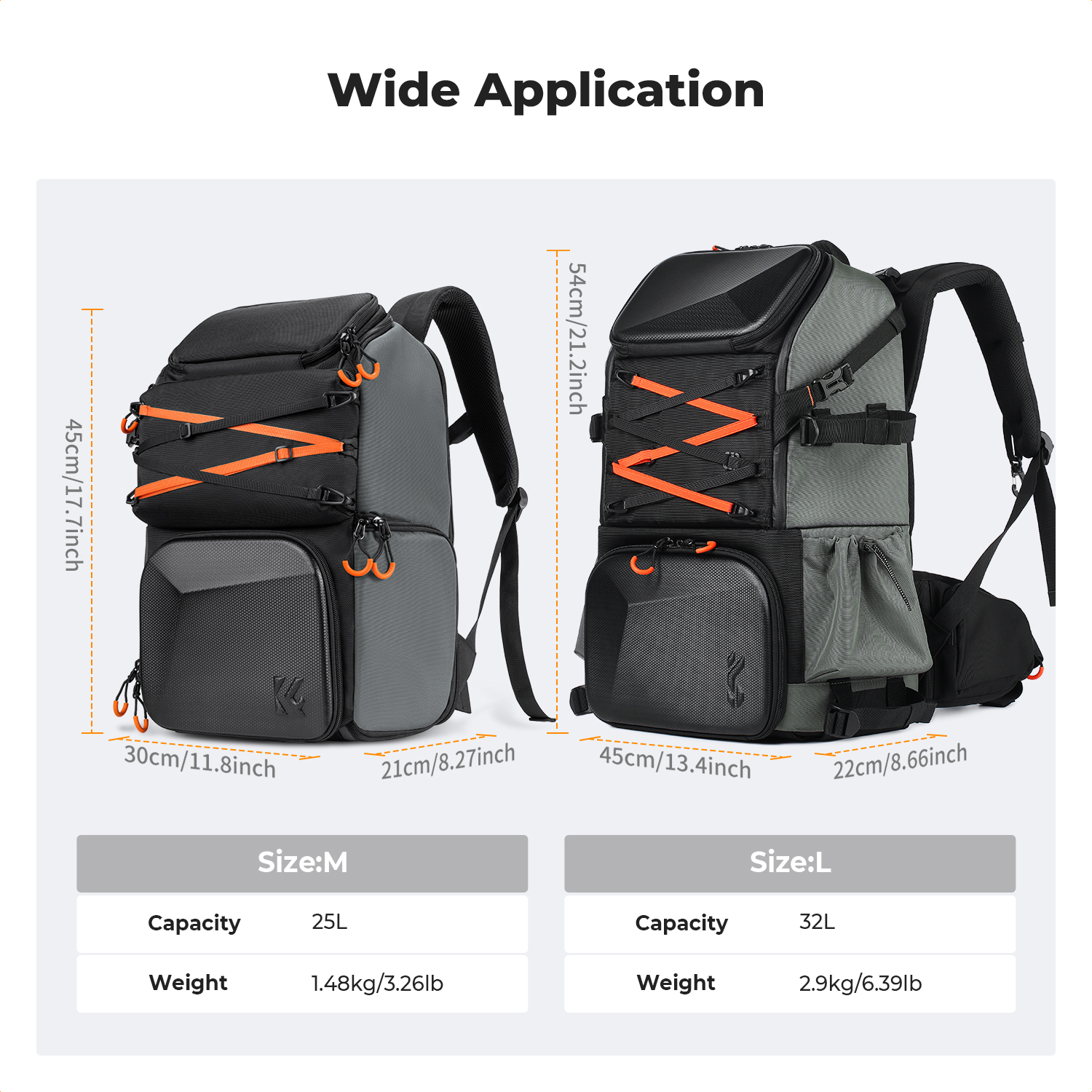 K&F CONCEPT 25L Outdoor Camera - Rain Cover Backpack 评论和价格