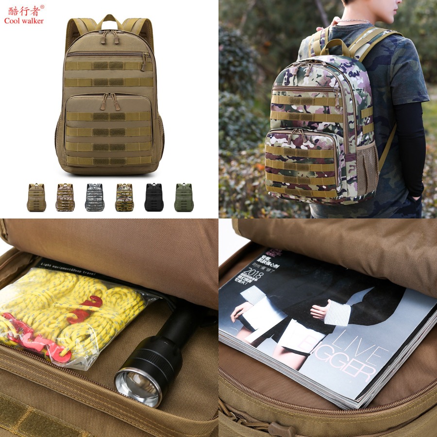 【New Arrival】Camouflage Tactic - Rucksack Military Style 评论和价格