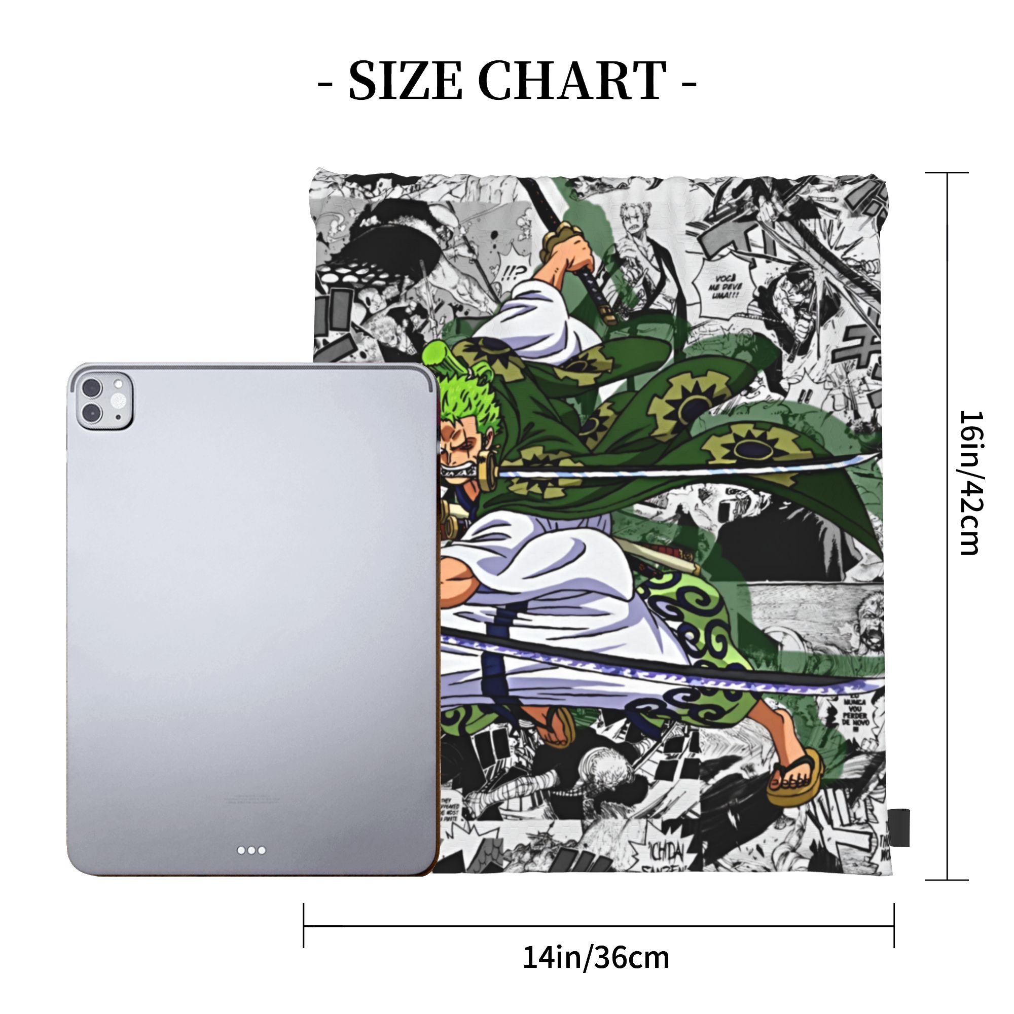 Custom Zoro O-One P-Piece Draw - Drawstring Gym Bag 评论和价格
