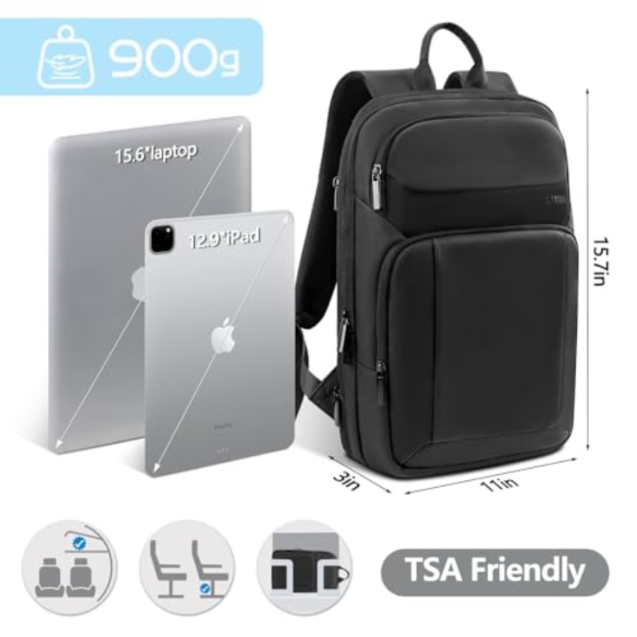 Backpack for Men Slim and Expa - Travel Backpack Anti Theft 评论和价格