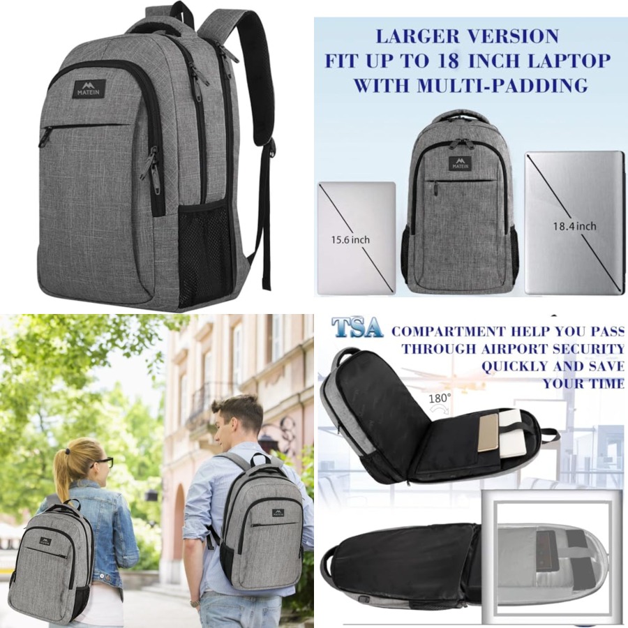 Extra Large.4 Laptop Backpack, - Travel Backpack Anti Theft 评论和价格