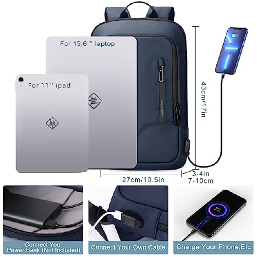 Backpack for Men Business Slim - Travel Backpack Anti Theft 评论和价格