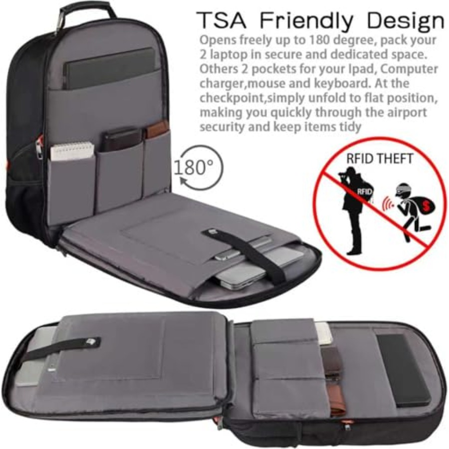Travel Laptop Backpack, Extra  - Travel Backpack Anti Theft 评论和价格