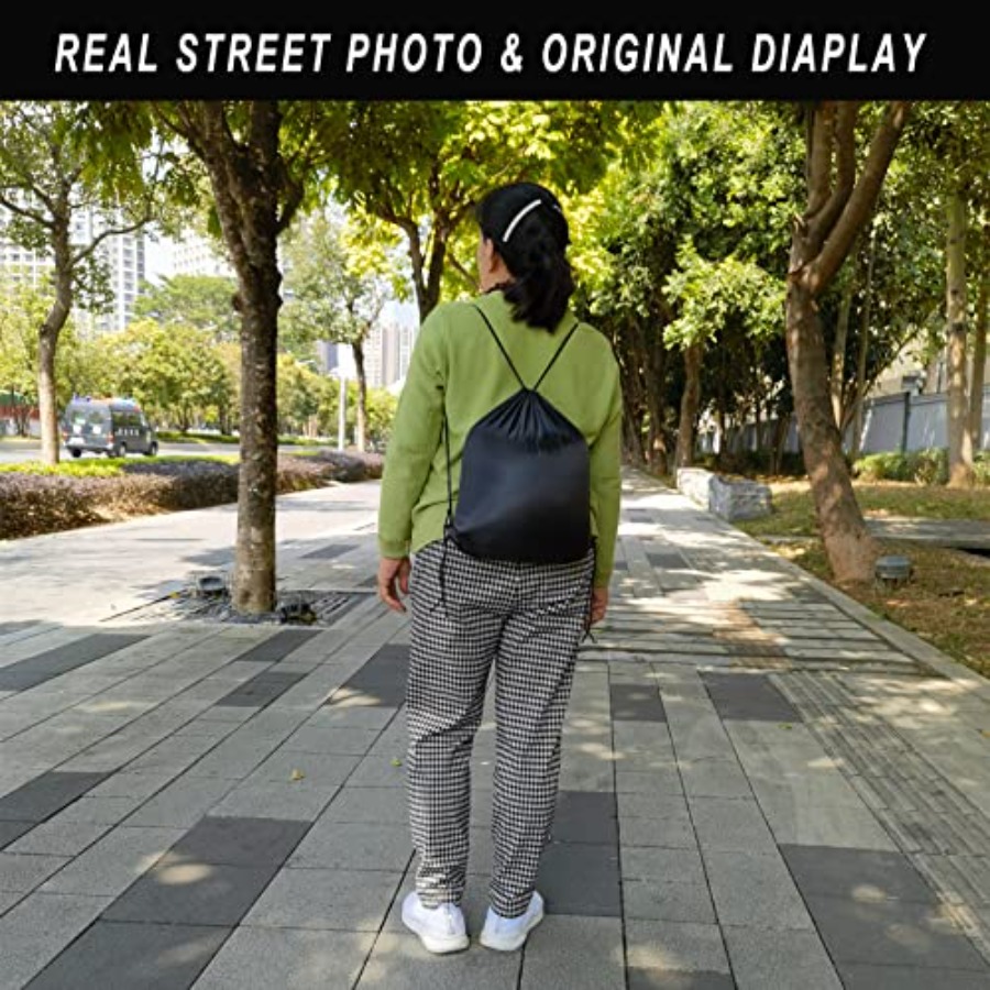 100 Pack Drawstring Backpack B - Drawstring Gym Bag 评论和价格