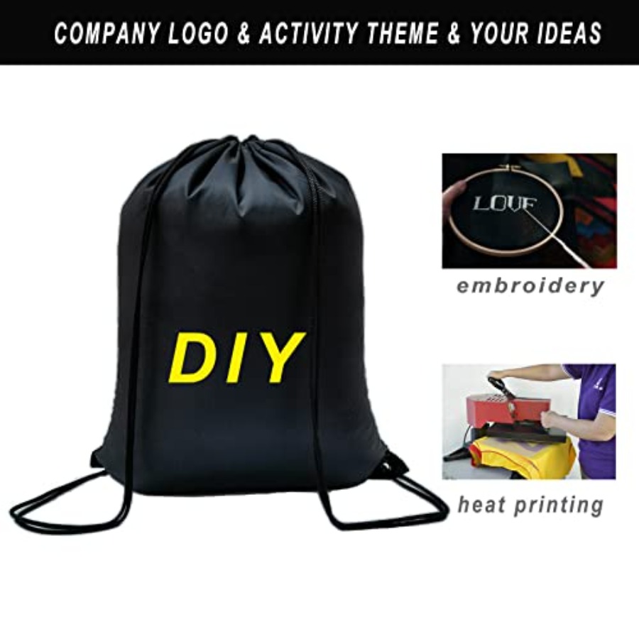 100 Pack Drawstring Backpack B - Drawstring Gym Bag 评论和价格