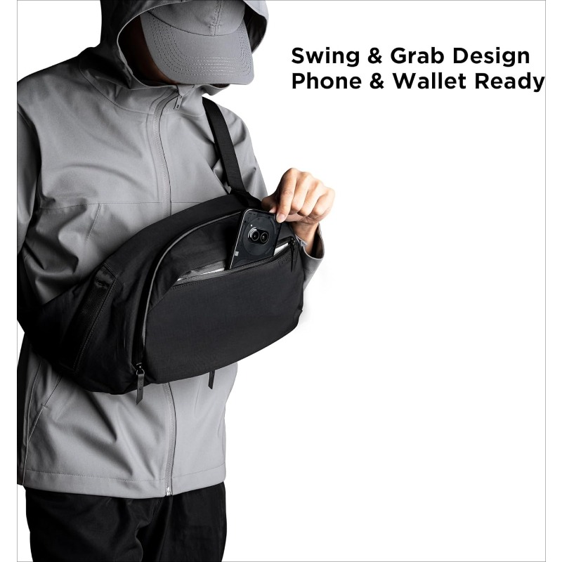 Right Shoulder Chest bag  7.5L - Sling Backpack Shoulder 评论和价格
