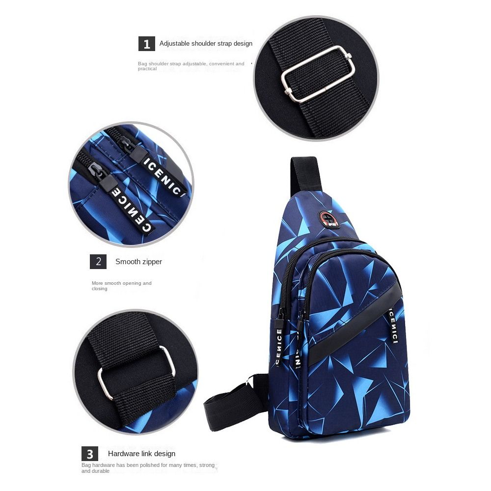 Fashion 2-Layer Chest bag Trav - Sling Backpack Shoulder 评论和价格