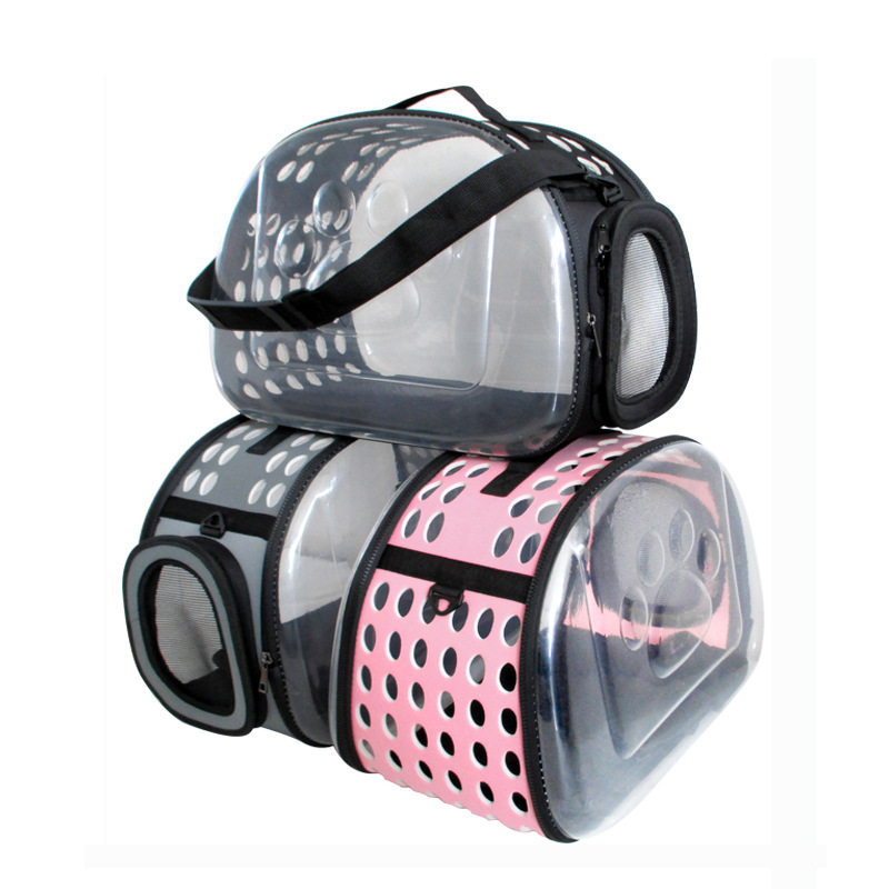 Transparent Pet Carrier Sling  - Foldable Backpack Small 评论和价格