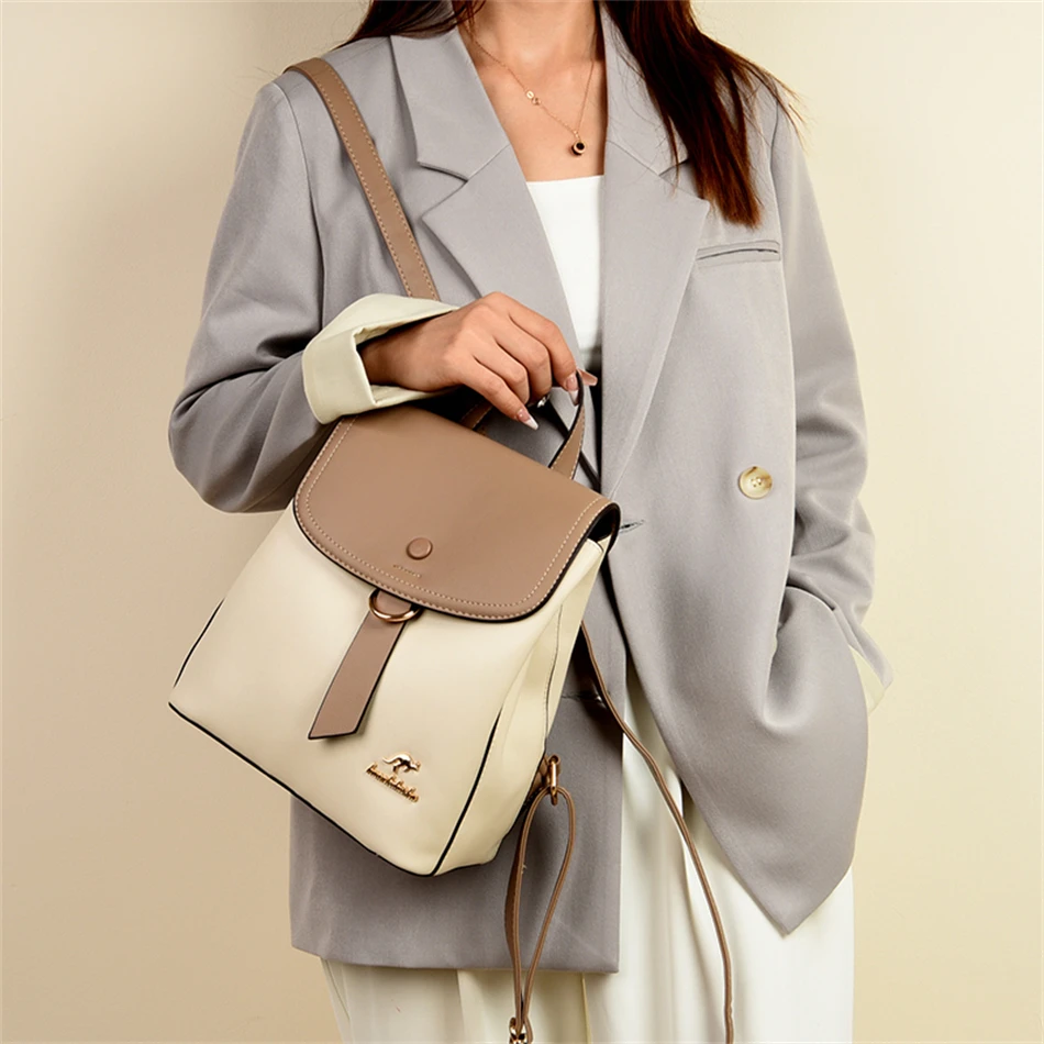 2024 High Quality Fashion Prin - Leather Backpack Vintage 评论和价格