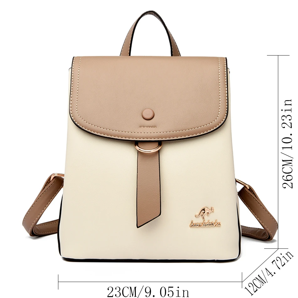 2024 High Quality Fashion Prin - Leather Backpack Vintage 评论和价格