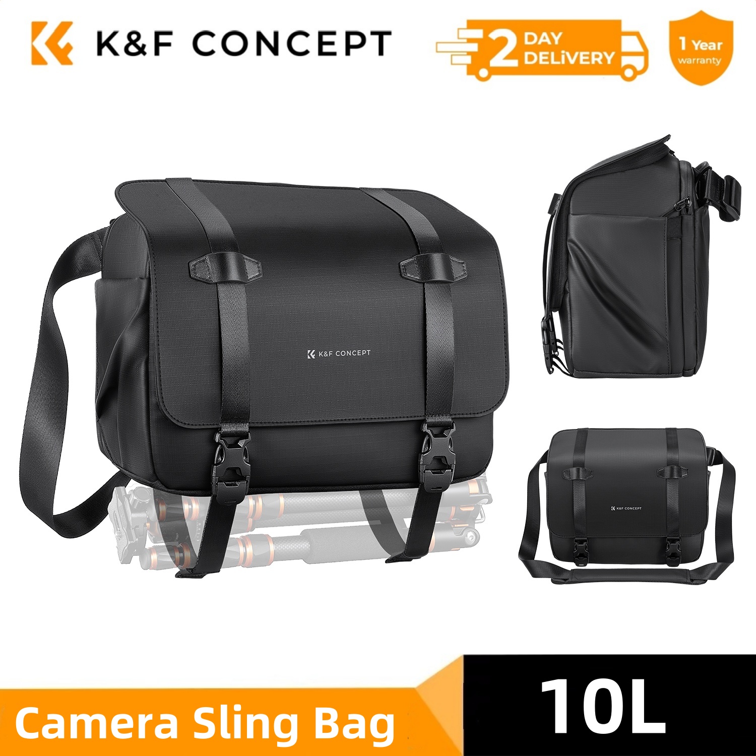 K&F CONCEPT 10L Camera Sling B - Rain Cover Backpack 评论和价格