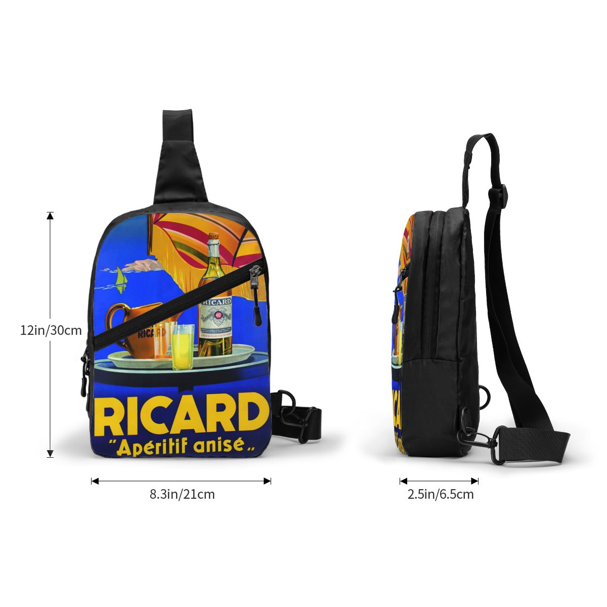 Custom Ricard Sling Chest Bag  - Sling Backpack Shoulder 评论和价格