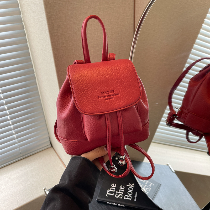 Solid Small String Backpacks P - Leather Backpack Vintage 评论和价格