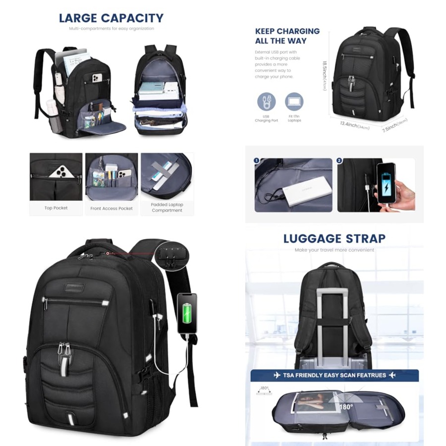 Travel Laptop Backpack Waterpr - Travel Backpack Anti Theft 评论和价格